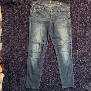 7 For All Mankind Skinny Boyfriend Jeans; Size 29